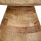 vidaXL Side Table Ø50x40 cm Solid Wood Mango