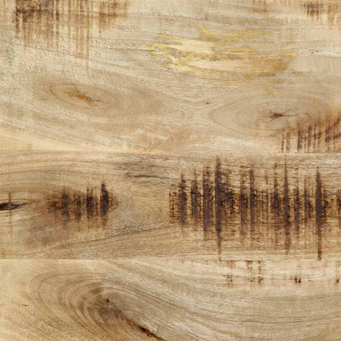 vidaXL Headboard 120 cm Solid Wood Mango and Iron