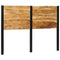 vidaXL Headboard 140 cm Solid Wood Acacia and Iron
