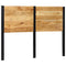 vidaXL Headboard 140 cm Solid Wood Acacia and Iron