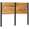vidaXL Headboard 140 cm Solid Wood Acacia and Iron