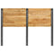 vidaXL Headboard 140 cm Solid Wood Acacia and Iron