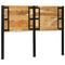 vidaXL Headboard 140 cm Solid Wood Acacia and Iron