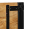 vidaXL Headboard 140 cm Solid Wood Acacia and Iron