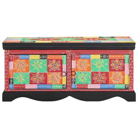 vidaXL Coffee Table Multicolour 90x50x40 cm Solid Wood Mango