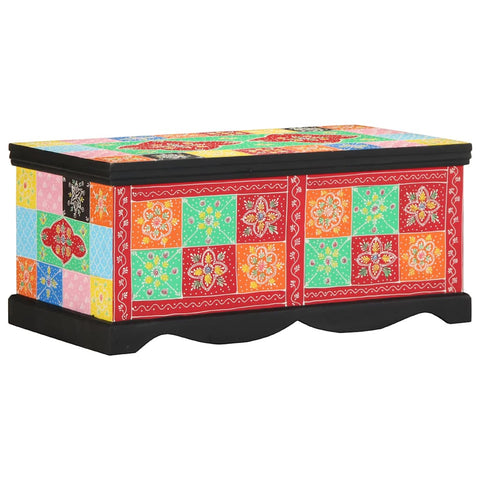 vidaXL Coffee Table Multicolour 90x50x40 cm Solid Wood Mango