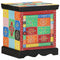 vidaXL Bedside Cabinet 2 pcs Multicolour 40x35x45 cm Solid Wood Mango
