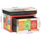 vidaXL Bedside Table Multicolor with red, green, and yellow tiles