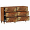 vidaXL Sideboard 2 pcs Honey brown 60 x 33.5 x 75 cm Solid Mango wood