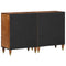 vidaXL Sideboard 2 pcs Honey brown 60 x 33.5 x 75 cm Solid Mango wood