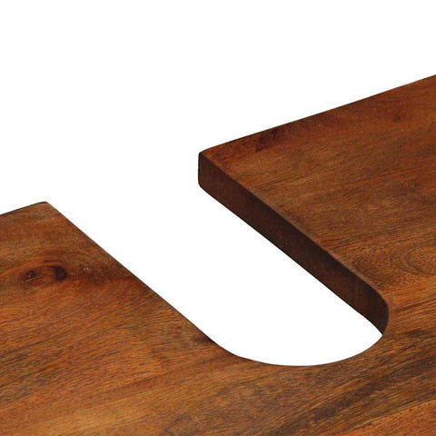 vidaXL Bathroom Furniture Set Wall-mounted 3 pcs Brown 62 x 33 x 58 cm