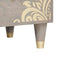 vidaXL Bathroom Furniture Set 3 pcs Grey and Gold 180 x 33 x 75 cm