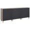 vidaXL Bathroom Furniture Set 3 pcs Grey and Gold 180 x 33 x 75 cm