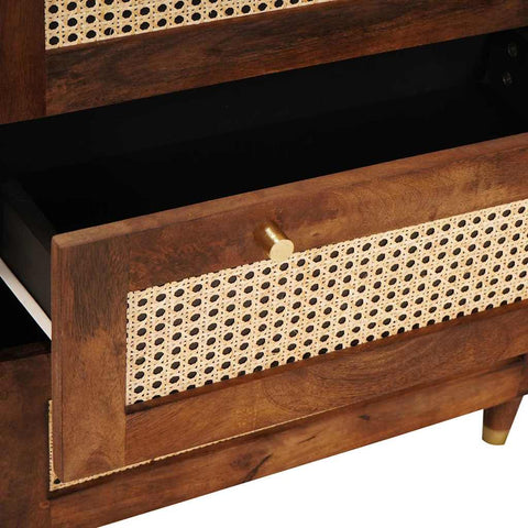 Sideboard Set 3 pcs Brown 180 x 33 x 75 cm Solid Mango wood
