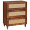 Sideboard Set 3 pcs Brown 180 x 33 x 75 cm Solid Mango wood