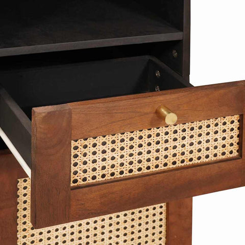 Bathroom Furniture with Door 3 pcs 38 x 33 x 160 cm Solid Mango Wood