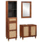 Bathroom Furniture with Door 3 pcs 38 x 33 x 160 cm Solid Mango Wood