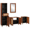 Bathroom Furniture with Drawer Wall-mounted 4 pcs 38 x 33 x 160 cm