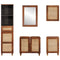 Bathroom Furniture with Drawer Wall-mounted 5 pcs 38 x 33 x 160 cm