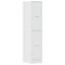 vidaXL Apothecary Cabinet High Gloss White 30x41x144.5 cm Engineered Wood