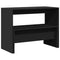 vidaXL 3 Piece Dining Table and Bench set Black Engineered Wood
