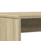 vidaXL 3 Piece Dining Table and Bench set Sonoma Oak Engineered Wood