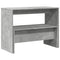 vidaXL 3 Piece Dining Table and Bench set Concrete Grey Engineered Wood