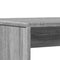 vidaXL 3 Piece Dining Table and Bench set Grey Sonoma Engineered Wood