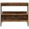 vidaXL 3 Piece Dining Table and Bench set Old Wood Engineered Wood