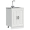 vidaXL Sink Base Cabinet Kalmar White 60x46x81.5 cm Engineered Wood