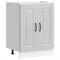 vidaXL Sink Base Cabinet Kalmar Concrete Grey 60x46x81.5 cm Engineered Wood