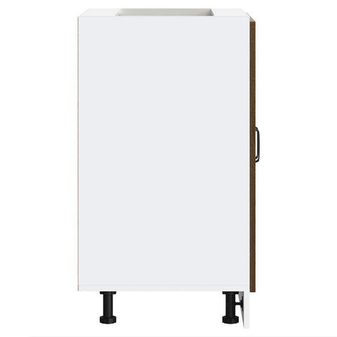 vidaXL Sink Base Cabinet Kalmar Brown Oak 60x46x81.5 cm Engineered Wood