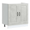 vidaXL Sink Base Cabinet Kalmar Concrete Grey 80x46x81.5 cm Engineered Wood