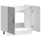 vidaXL Sink Base Cabinet Kalmar Concrete Grey 80x46x81.5 cm Engineered Wood