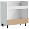 vidaXL Sink Base Cabinet Kalmar Concrete Grey 80x46x81.5 cm Engineered Wood
