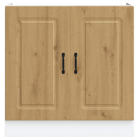 vidaXL Sink Base Cabinet Kalmar Artisan Oak 80x46x81.5 cm Engineered Wood