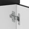 vidaXL Kitchen Base Cabinet Kalmar Black Engineered Wood
