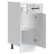 vidaXL Kitchen Base Cabinet Kalmar High Gloss White Engineered Wood