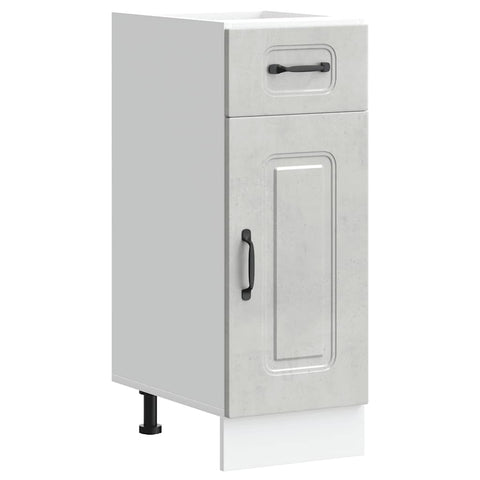 vidaXL Kitchen Base Cabinet Kalmar Concrete Grey Engineered Wood