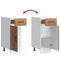 vidaXL Kitchen Base Cabinet Kalmar Old Wood Engineered Wood