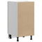 vidaXL Kitchen Base Cabinet Kalmar Smoked Oak Engineered Wood