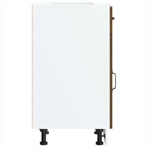 vidaXL Kitchen Base Cabinet Kalmar Brown Oak Engineered Wood