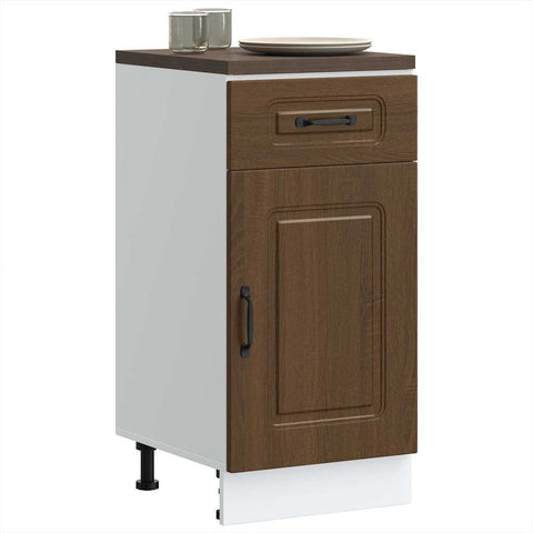 vidaXL Kitchen Base Cabinet Kalmar Brown Oak Engineered Wood