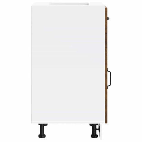 vidaXL Kitchen Base Cabinet Kalmar Smoked Oak Engineered Wood