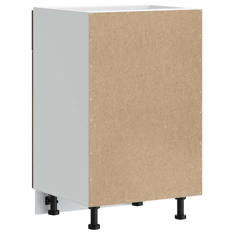 vidaXL Kitchen Base Cabinet Kalmar Smoked Oak Engineered Wood