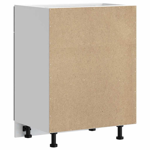 vidaXL Kitchen Base Cabinet Kalmar Black Engineered Wood