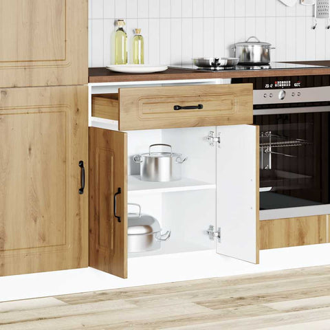 vidaXL Kitchen Base Cabinet Kalmar Artisan Oak Engineered Wood