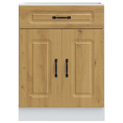 vidaXL Kitchen Base Cabinet Kalmar Artisan Oak Engineered Wood
