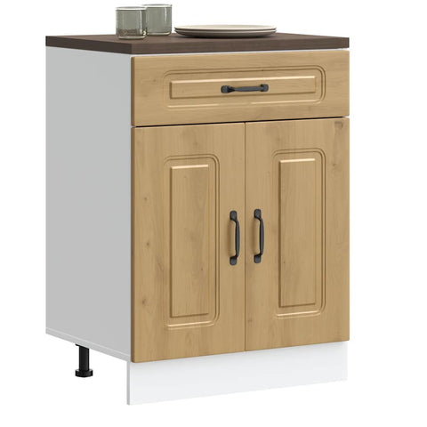 vidaXL Kitchen Base Cabinet Kalmar Artisan Oak Engineered Wood