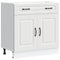 vidaXL Kitchen Base Cabinet Kalmar White Engineered Wood